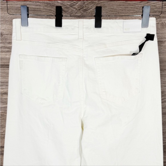 PAIGE The Anessa High-Rise Wide-Leg White Jeans 33 may fit smaller - Picture 8 of 12